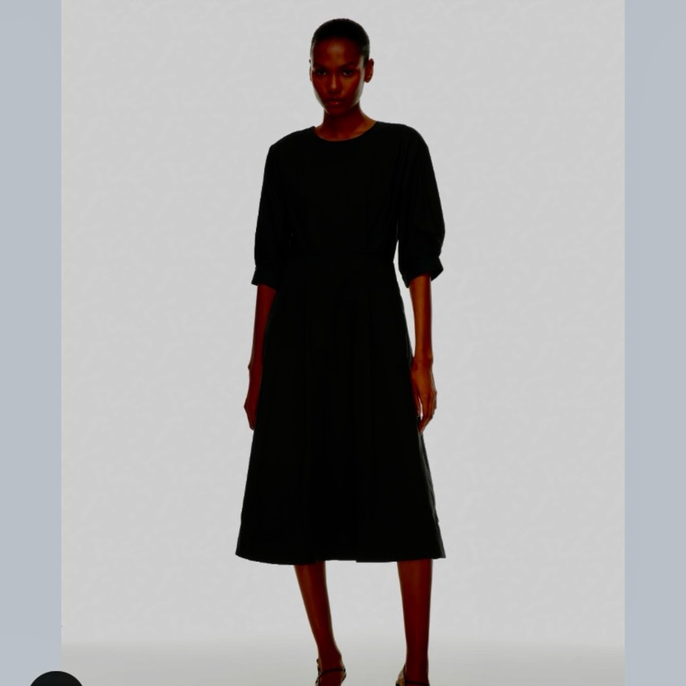Brighton Classic Black Long Sleeve Dress